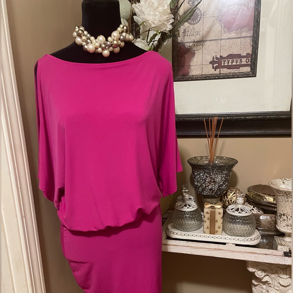 Moda International Pink shift Dress - Size S